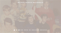 Desktop Screenshot of michaelpatrickmacdonald.com